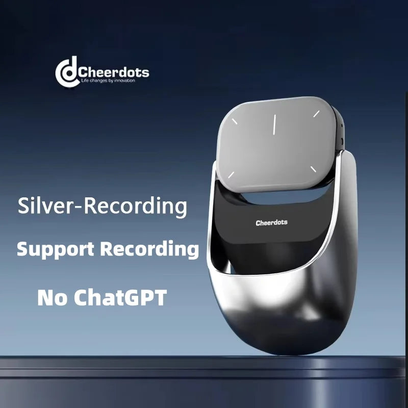 Cheerdots 2 Wireless Controll ChatGpt Detachable Air Mouse Wireless Touchpad All-in-one Pocket AI Recording Enabled Mouse Office
