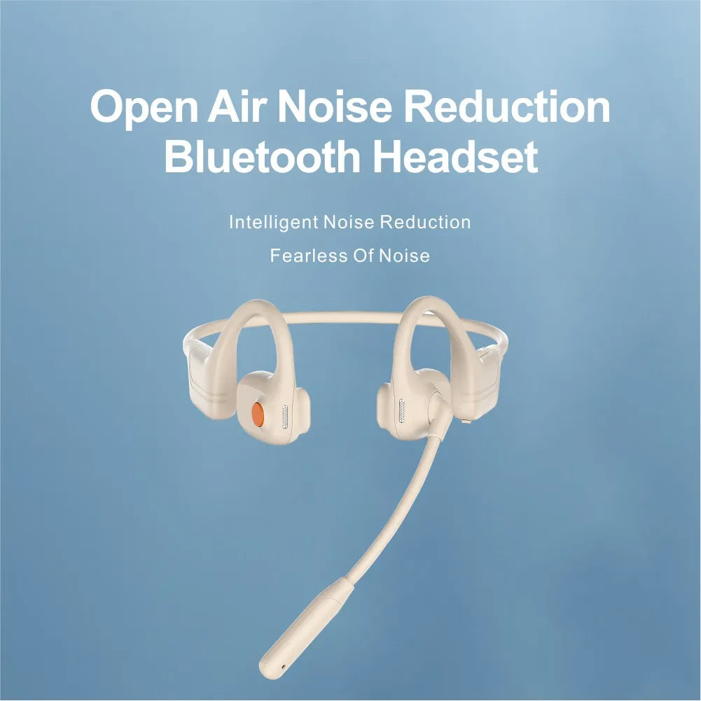 Professional air conduction HIFI sound quality wireless noise reduction Bluetooth headset with microphone suitable for work meet