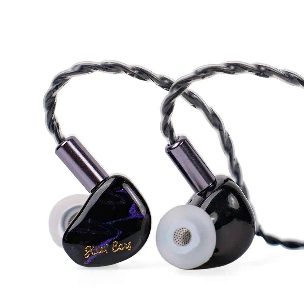 Linsoul Kiwi Ears Cadenza IEM Earphones 10mm Beryllium Dynamic Driver 4-core Braided Copper Cable with Single-ended Termination