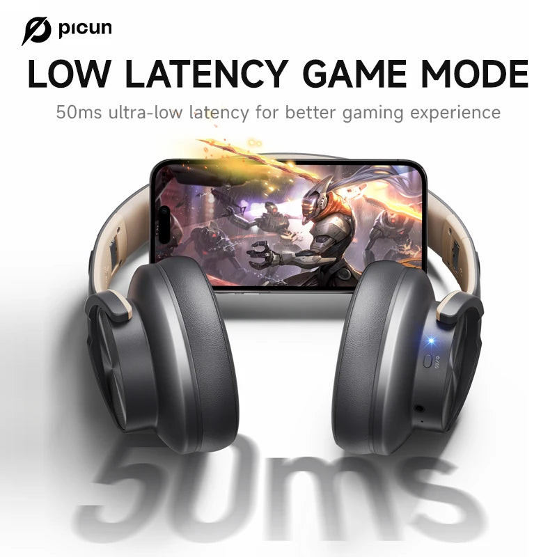 Picun B8 Bluetooth 120H Playtime Wireless Bluetooth Headphones