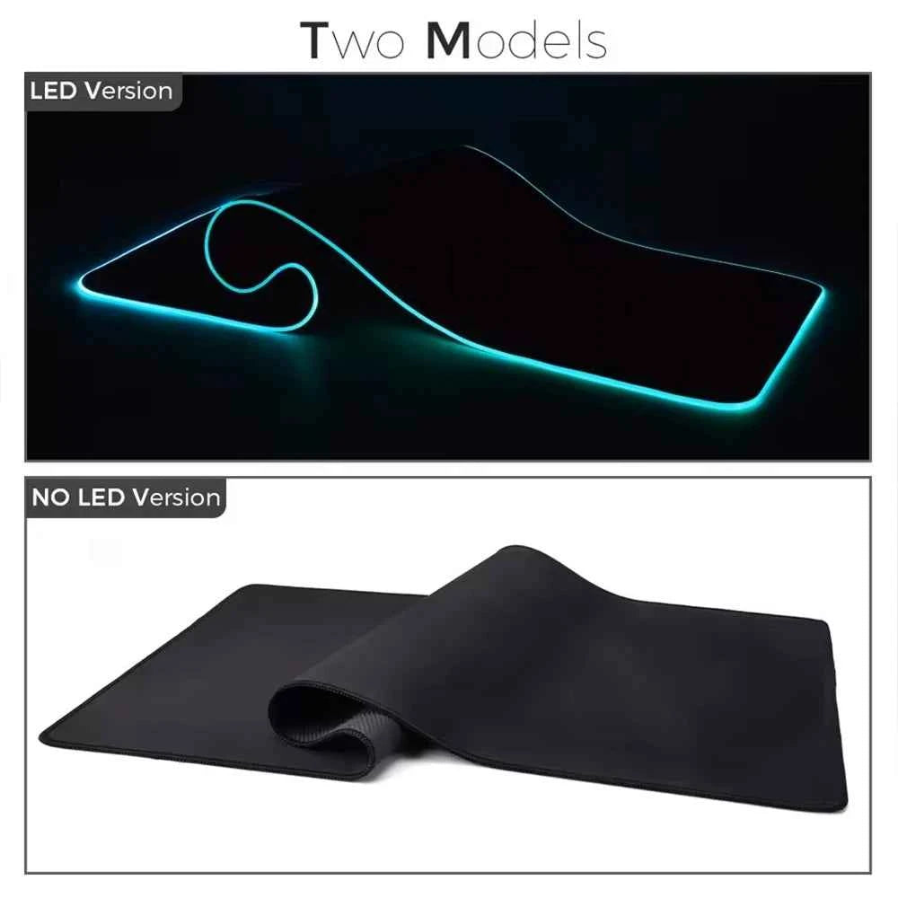 Super Farmer S-STARDEW VALLEY Mouse Pad Anime Gaming Mouse Pad LED Table Pads Backlit Rubber Desktop XXL Mousepad RGB Desk Mats