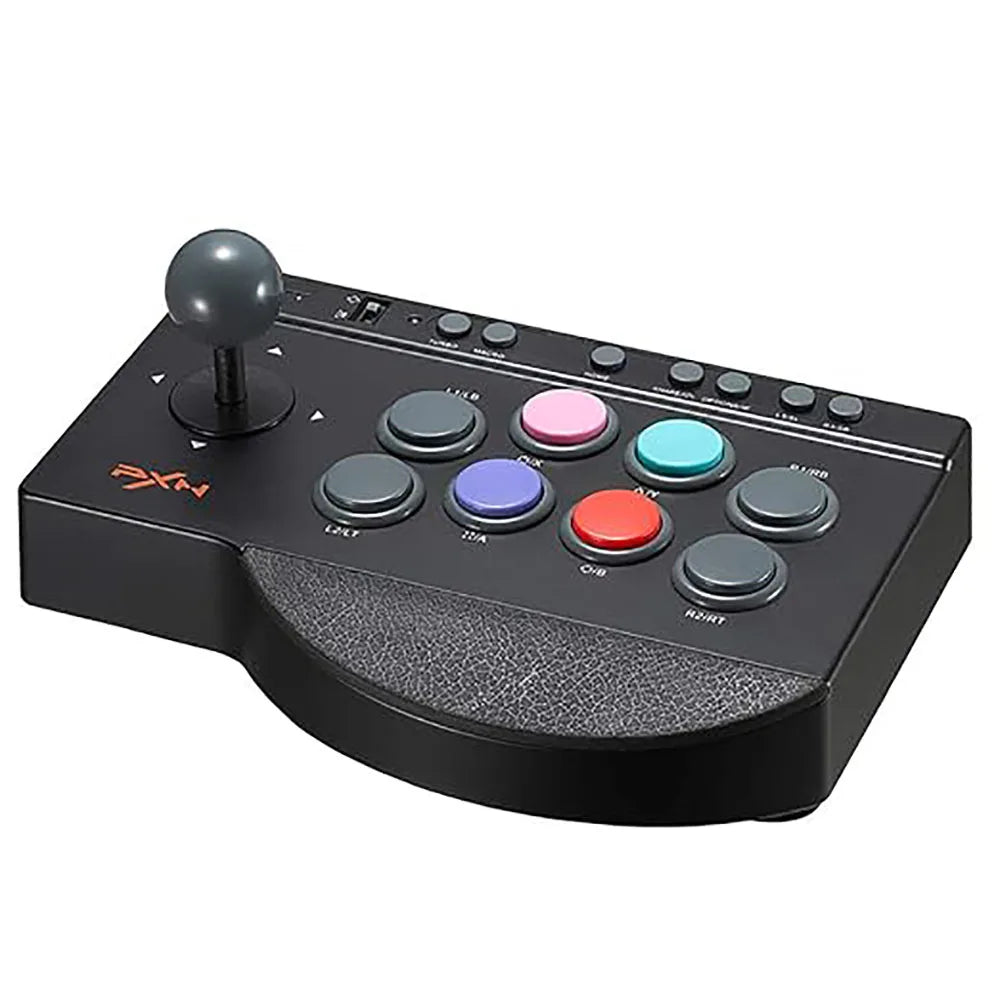 PXN 0082 Wired Game Joystick Arcade Console Street Fighter Controller Gaming Joystick for USB PS3/PS4/Switch/PC/Android TV /XBOX
