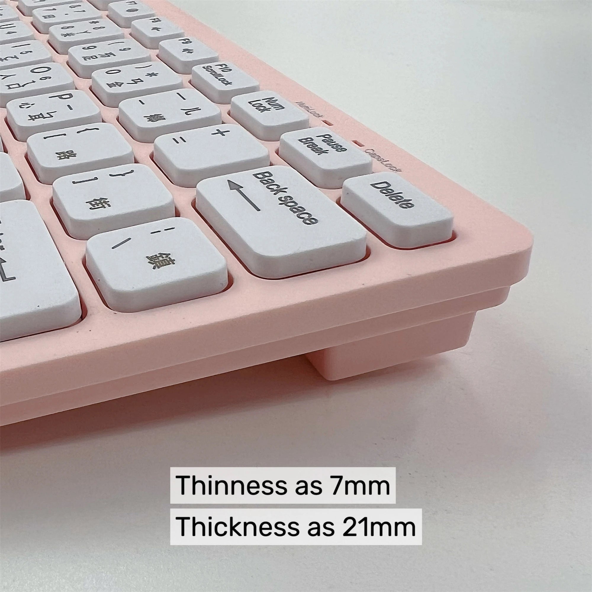 Russian 2.4G Wireless Keyboard and Mouse Protable Mini Keyboard Mouse Combo Set For Notebook Laptop Mac Desktop PC Computer