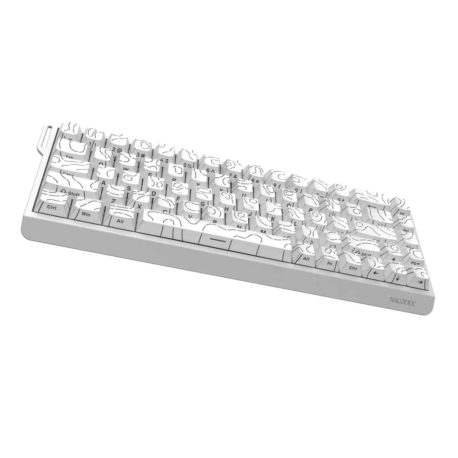 AJAZZ NK68 V2 Wired Mechanical Gaming Keyboard, Red Switch, Full Hot-Swappable, RGB Streamer Light, 68 Keys for Gaming & Office