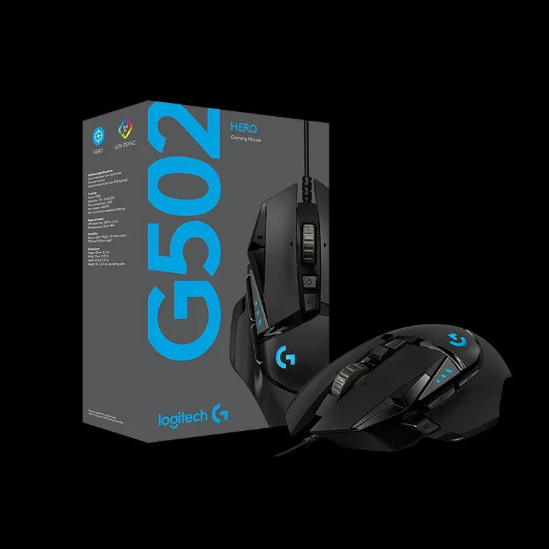 Original Logitech G502 HERO LIGHTSPEED Wired Gaming Mouse Wireless 2.4GHz HERO 25600DPI RGB Suitable For E-Sports Gamers Mouse