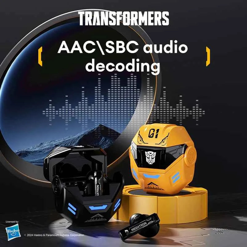 TRANSFORMERS TF-T36 Wireless Earphones Noise Reduction HD Call  Bluetooth Headphone Dual Mode HiFi Surround Sound Headset Choice