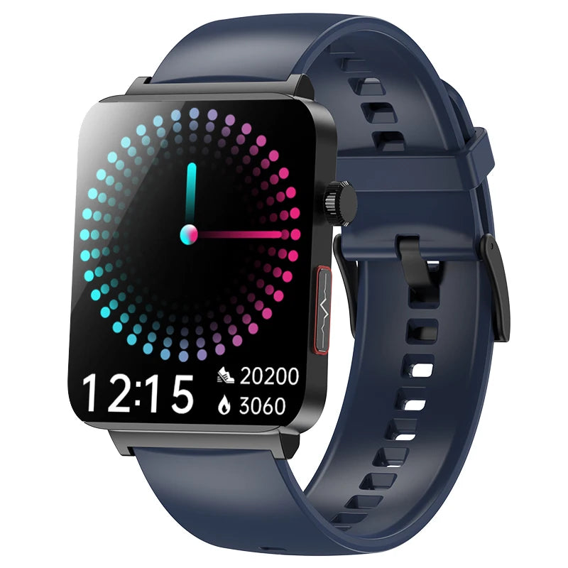 KS03 PRO Health Smart Watch For Men Women Bluetooth Calling Fitness Tracker Smartwatch E/C/G Test Outdoor 1.96
