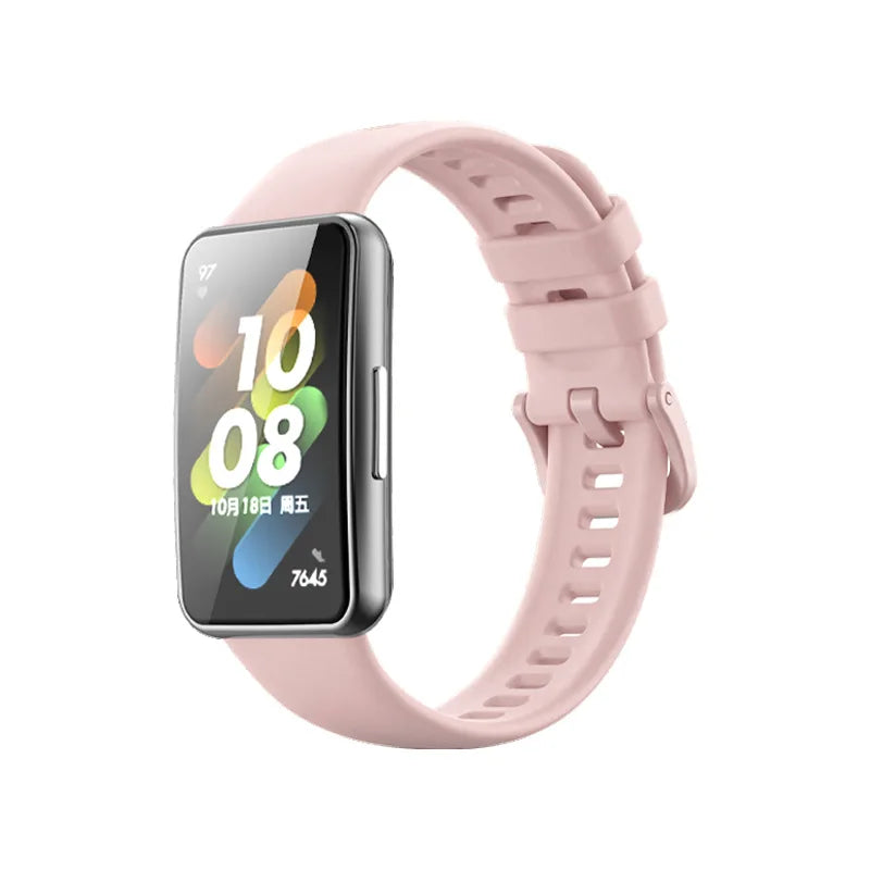 Silicone Strap For Huawei Band 8 Strap Accessories SmartWatch Replacement watchband Wristband correa bracelet for Huawei Band 8