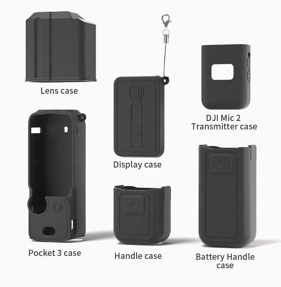 Silicone Case for DJI OSMO Pocket 3 Protective Cover Pocket3 dji Accessories Quality Material case for Osmo Pocket 3
