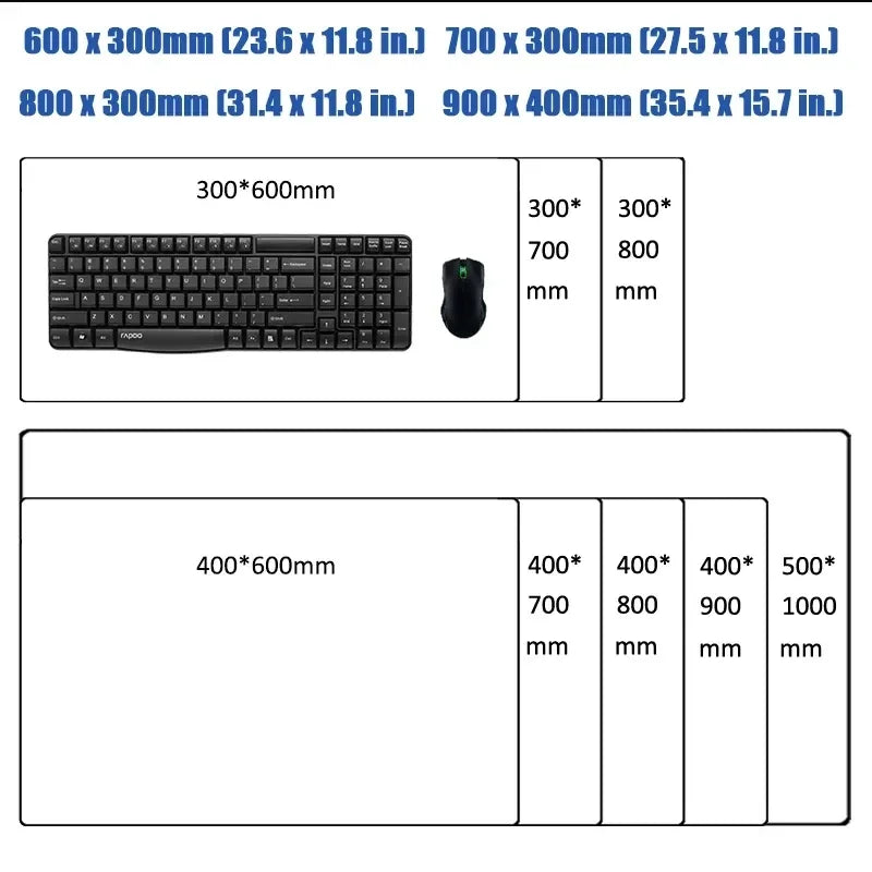 Hot Game Zenless Zone Zero New Mousepad 900x400mm Laptop Non-slip Keyboard Desk Pad XXL Anime Girl Hoshimi Miyabi Rubber Playmat