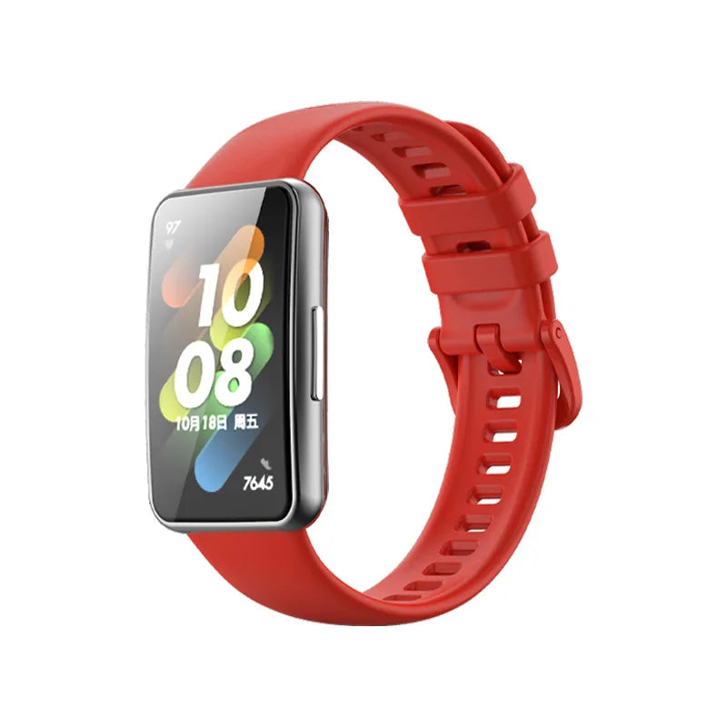 Silicone Strap For Huawei Band 8 Strap Accessories SmartWatch Replacement watchband Wristband correa bracelet for Huawei Band 8