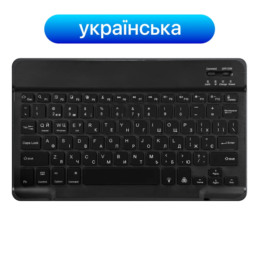 2026 Portable Bluetooth Backlit Keyboard For Xiaomi iPad / iOS Android Windows Tablet Phone Wireless Keyboard With Mouse Spanish