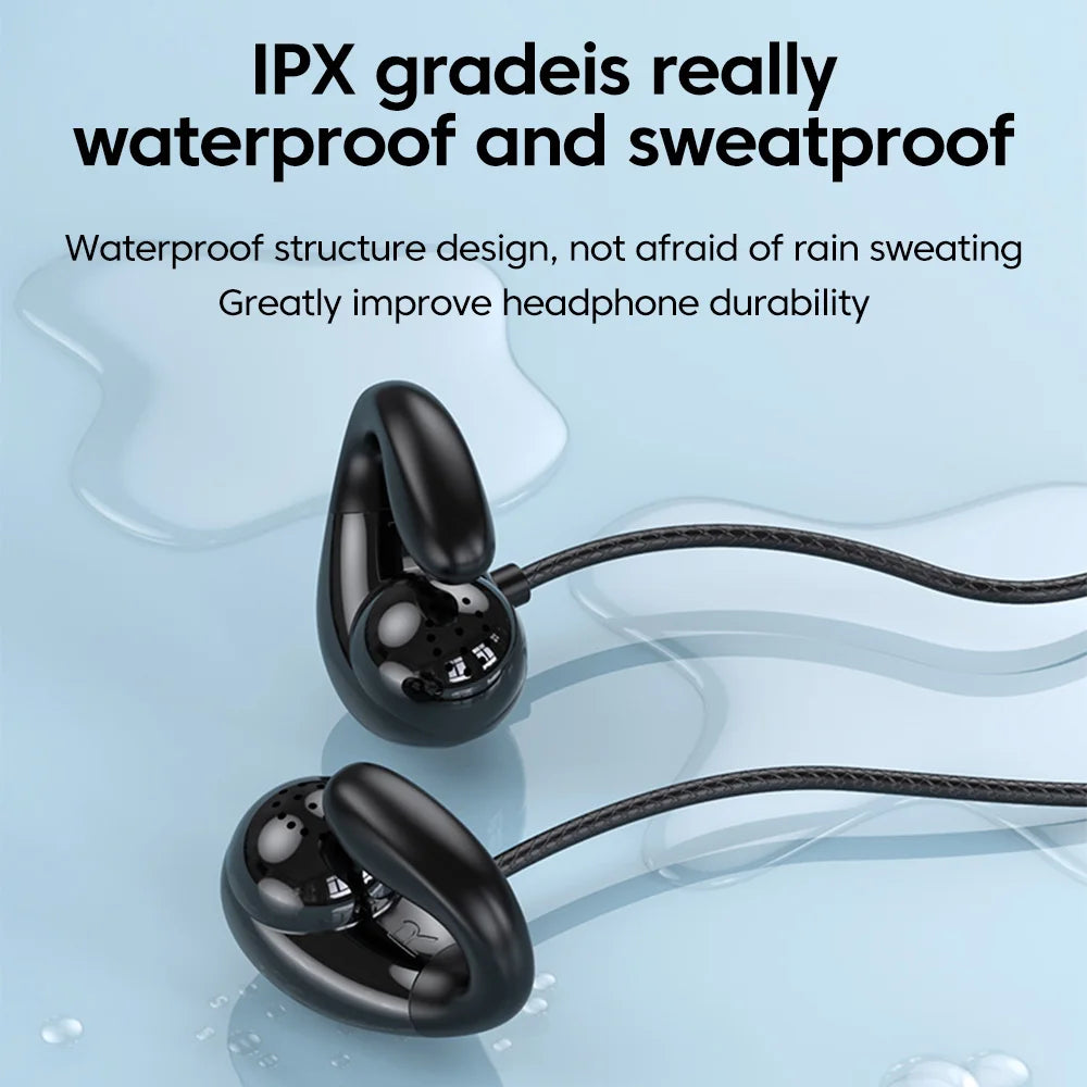 Type C Over-ear Wired Headphones With 3.5mm Ear Clips Non-inferior Earphones Wireless Control With Microphone Limited Editio