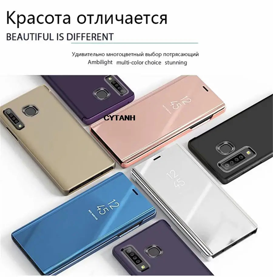 S26 Case Smart Mirror Leather Flip Magnetic Stand Cover For SamsungS26 Samsung Galaxy S 26 Plus Ultra S26Plus S26Ultra 5G shell