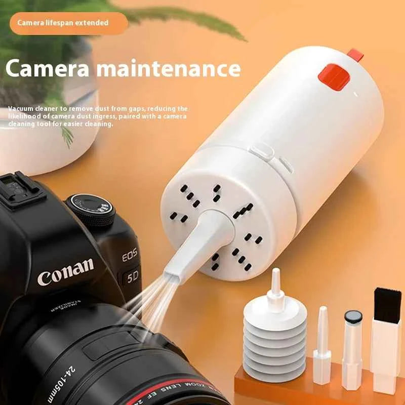 21-in-1 Electric Vacuuming Computer Multi-function Cleaning Brush Kit Camera Headset Keyboard Cleaning Supplies (with detergent)