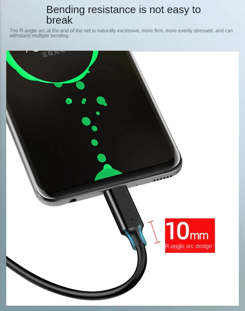 USB3.2 10Gbps Cable USB Type A to USB C 3.2 Gen2 Cable Data Transfer USB C SSD Hard Disk Cable 3A 60W QC 3.0 Fast Charging 1m 2m