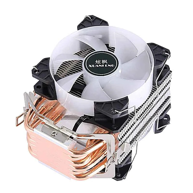 CPU Radiator PC 2/4/6 Heat Pipe Cooling 90mm Fan For LGA115x 1200 2011 x79 x99 E5 2066 1700 2099 i3 i5 i7 AMD