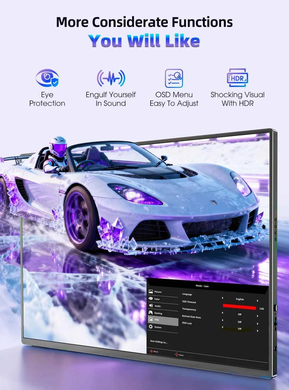 UPERFECT 2.5K Portable Monitor 16