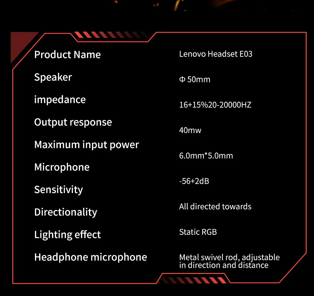 Lenovo Over-Ear Headphones with Microphone, Gaming Headphones, Rgb Lighting, Cool Colorful Lights, Suitable for Desktop and Laptop Computers, Comfortable, Sound-Isolating, and Noise-Cancelling