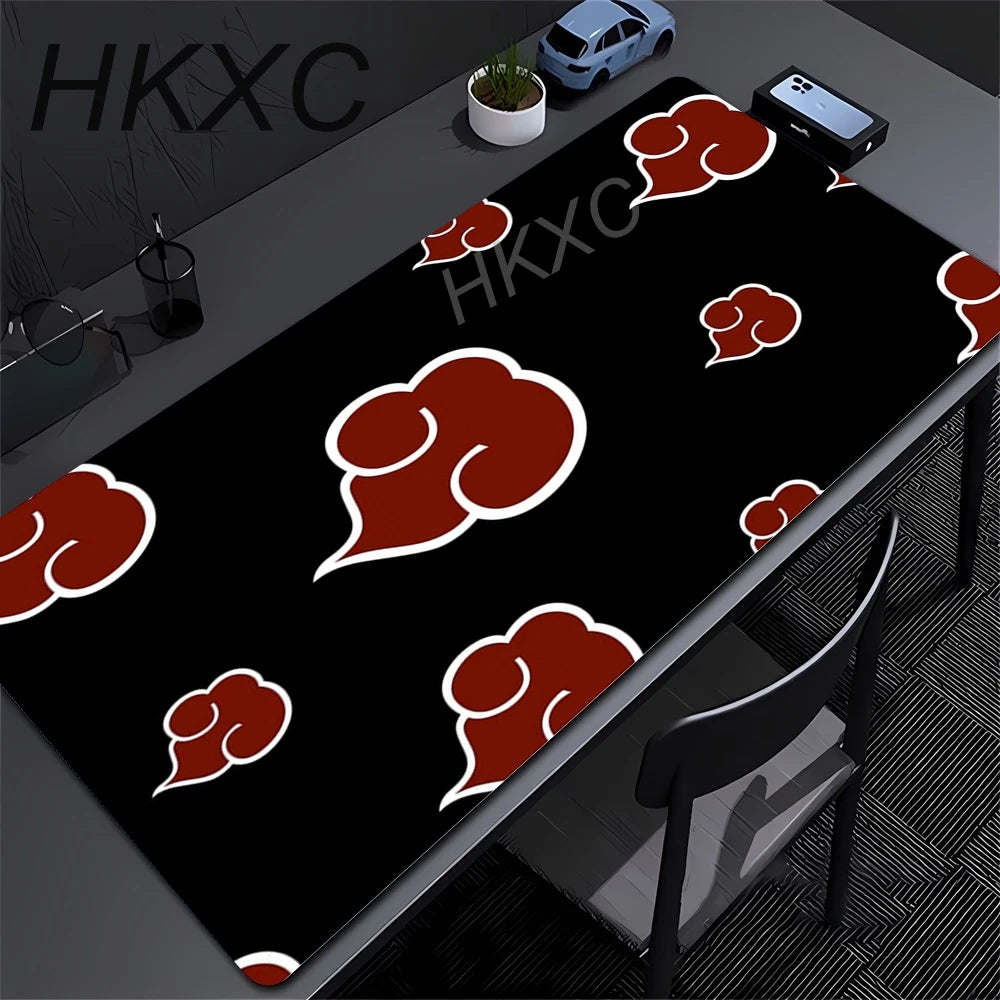 Anime N-naruto Itachi Uchiha Mouse Pad Gabinete Gamer Computer Big Deskmat Keyboard Gaming Accessories Mousepad Anti-slip Carpet