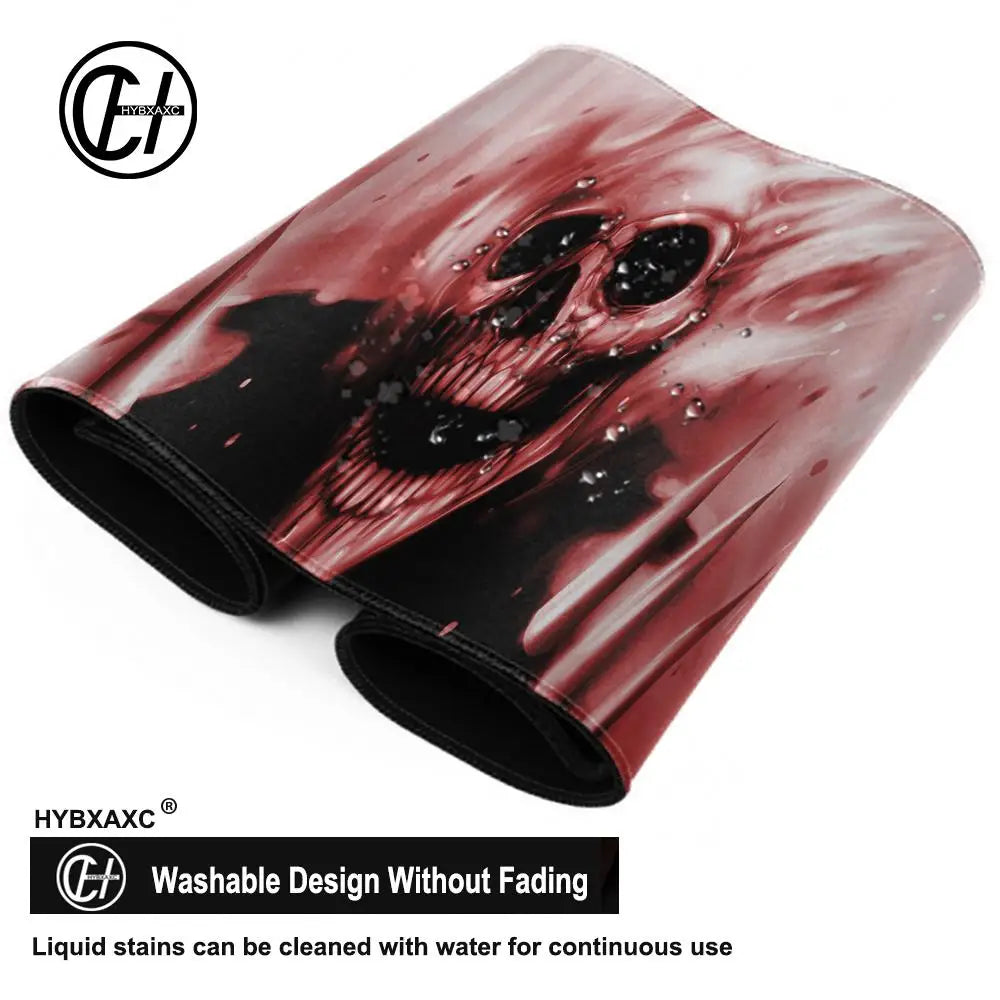 1 pc Red Skeleton skull Gaming Mouse Pad Large Computer Mousepad PC Gamer Mause Mat Laptop Office Mausepad Keyboard Mat Desk Pad