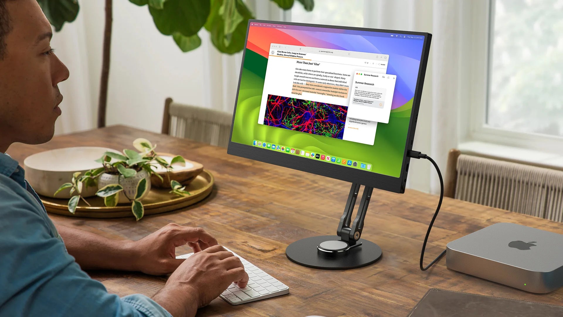 EVICIV 75mm VESA Monitor Desk Mount Single Monitor Stands Freestanding fits 10'' to 18.5'' Computer Screen With Height Adjustabl