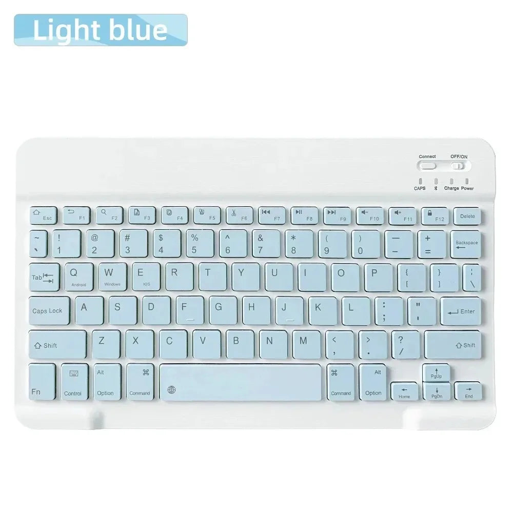 Tablet Wireless 10inch Keyboard For iOS Android Windows For iPad Huawei Samsung Teclado Bluetooth-compatible Keyboard and Mouse