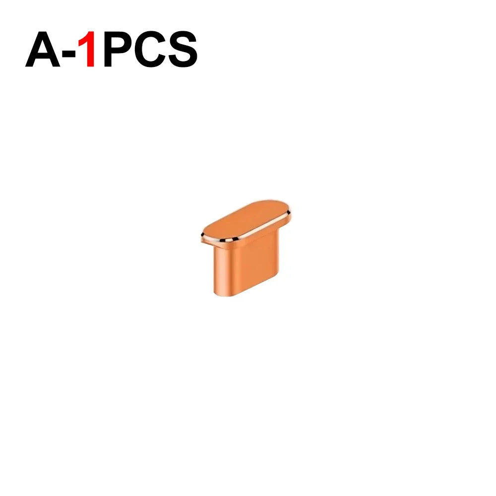 1-5Pcs Metal USB Type C Dust Plug for iPhone 17 Pro Max Air 17PM Mobile Phone Type-C Charging Port Protector Cover Cap Stopper