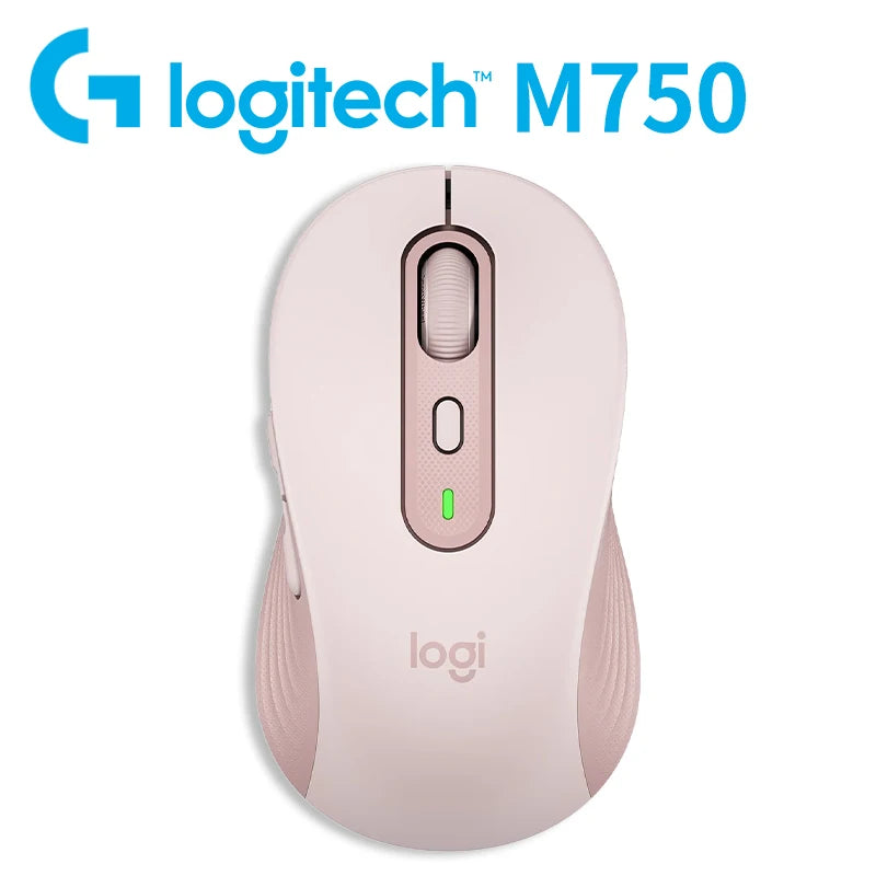 Logitech M750 Wireless Mouse, Silent Bluetooth Mouse with SmartWheel, 24-Month Battery, for PC/Mac/Laptop