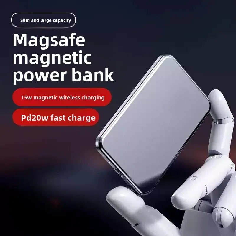 Taepiaai 20000mAh Portable Magnetic Wireless PowerBank PD22.5W Fast Charging External Battery for Magsafe for IPhone Samsung