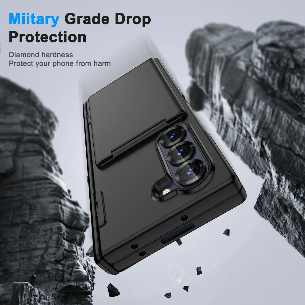 Dopamine Candy Color Matte Phone Case for Samsung Galaxy Z Flip 7 FE 6 5 Flip 4 3 5G Hinge Protective Hard Back Cover