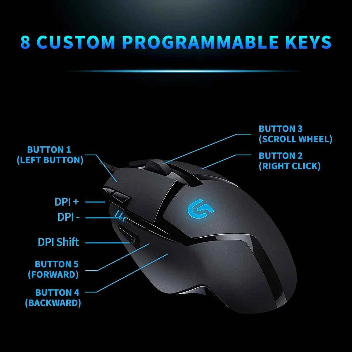 [Limited-time Discount] Logitech G402/M100R/G102 Gaming Mouse - The Perfect Time to Purchase!