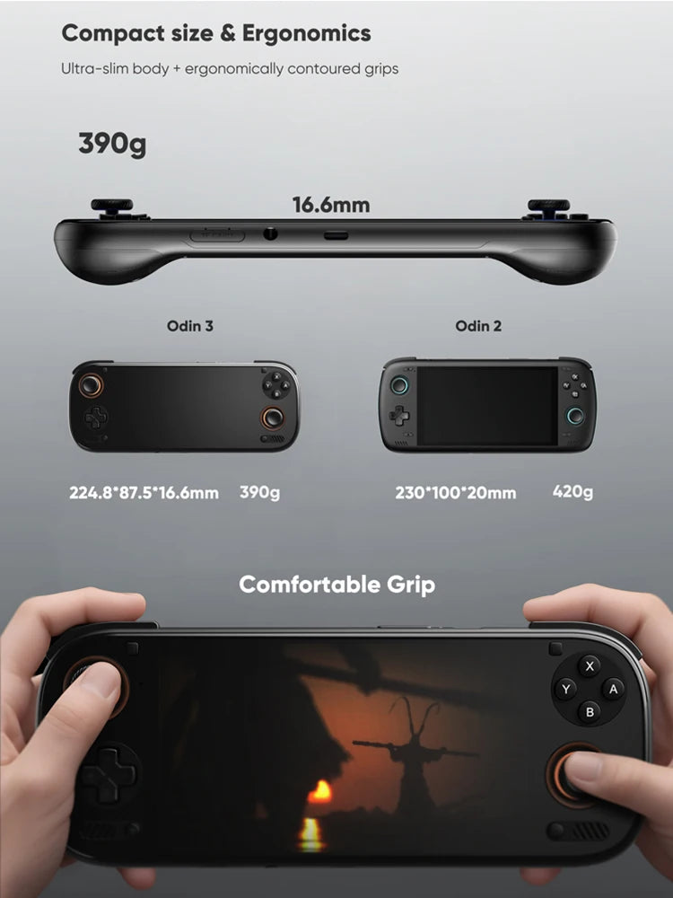 AYN Odin 3 Android Handheld 6'' 1080p AMOLED Screen Gaming Console Handheld