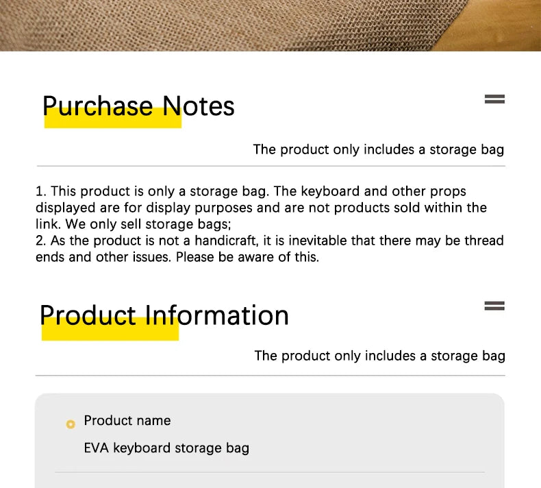 Dustproof Water-Resistant Mechanical Keyboard Case Storage Bag - EVA Hard Shell Fits 61/68/75%/TKL/98%/Full-Size Keyboards