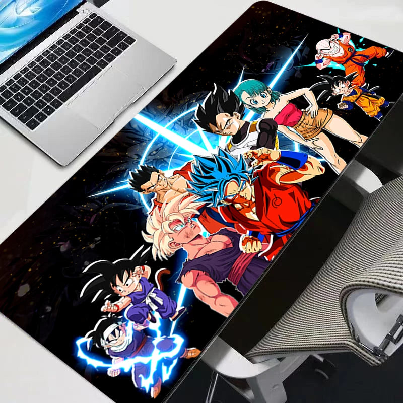DBZ Dragon Ball Z Gaming Keyboard Rug Laptop Japan Anime Mouse Pad XXL Black mouse pads Desk Mat PC Gamer Carpet New Mousepad