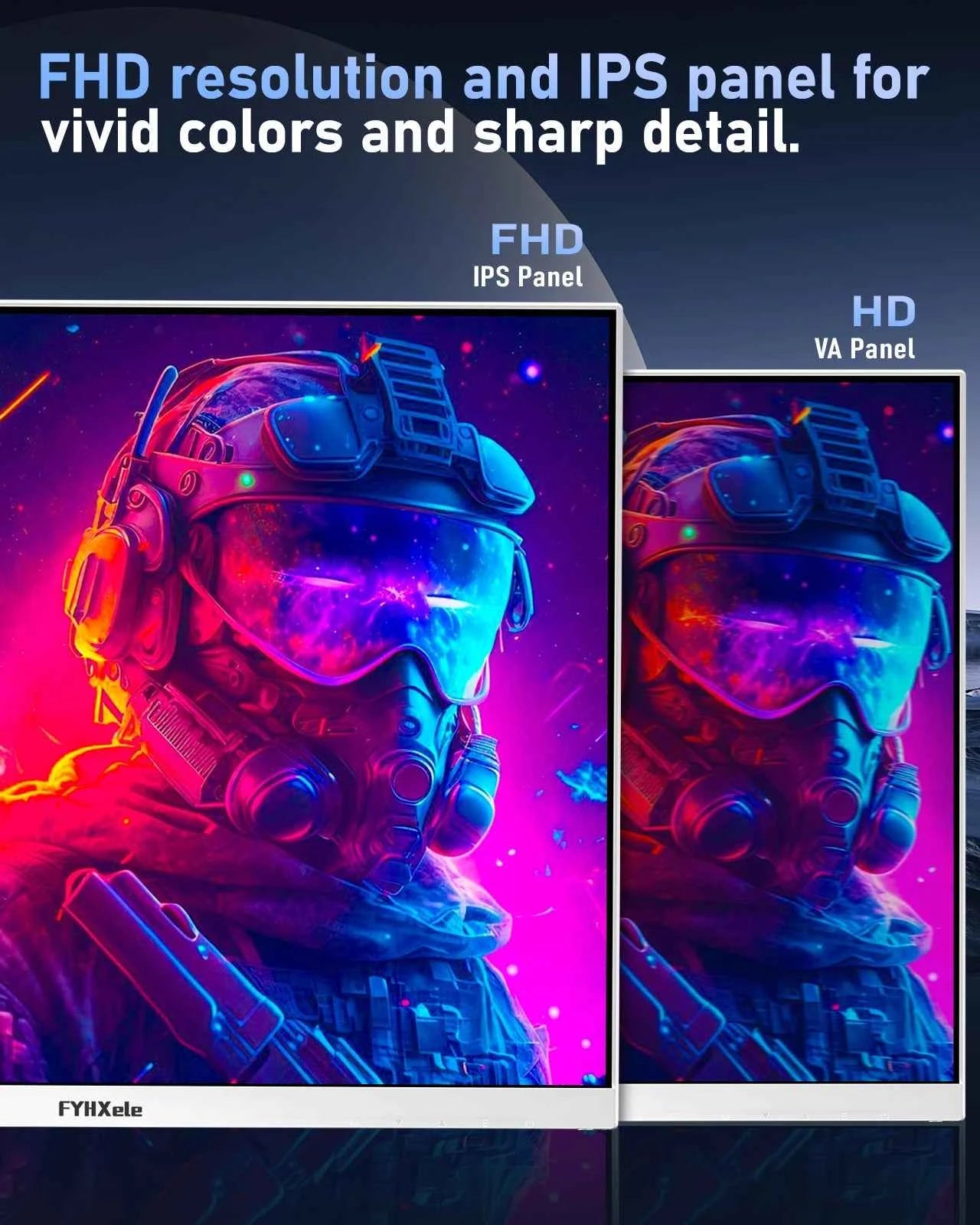 FYHXele 27 inch 180Hz IPS Gaming Monitor 1Ms Fast Response Speed 1920 * 1080