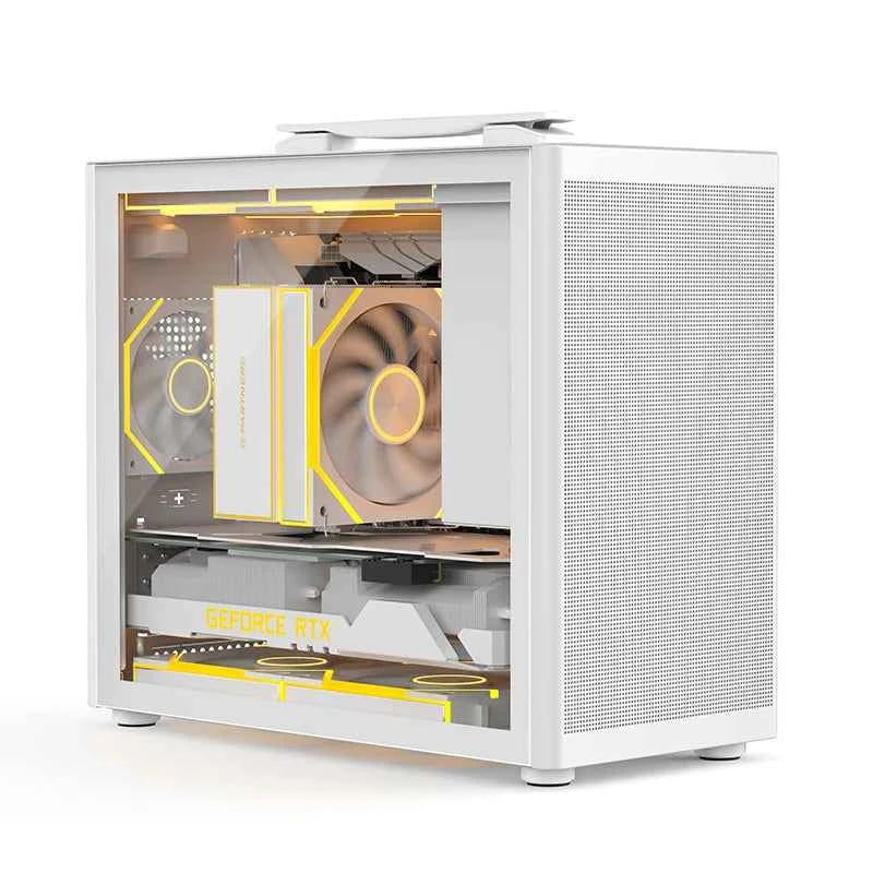 Question M5 PC case M-ATX Portable Computer Case ITX Motherboard ATX/SFX Power Supply Support U3 Desktop MINI Small Chassis