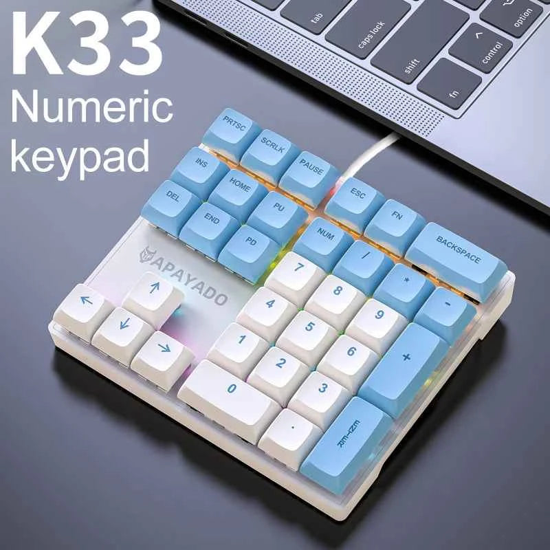 APAYADO STORNED K33 Mini Numeric Mechanical Keyboard