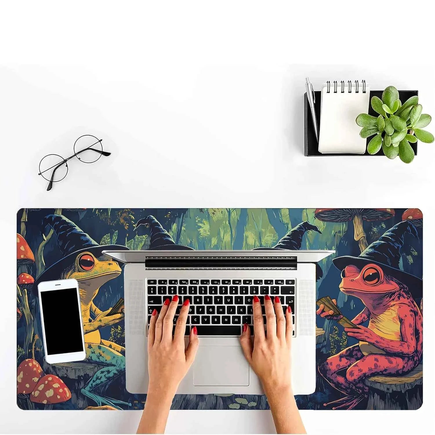 Magic playmat gathering gaming mats Frog Wizard theme anime desk mat Desk accessories 35X60cm mouse mat Raccoon tapete magic mat