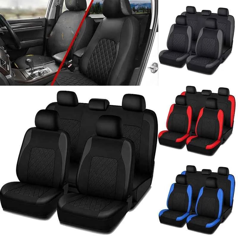 PU Car Seat Cover Artificial Leather Material Car Interior Seat Cover