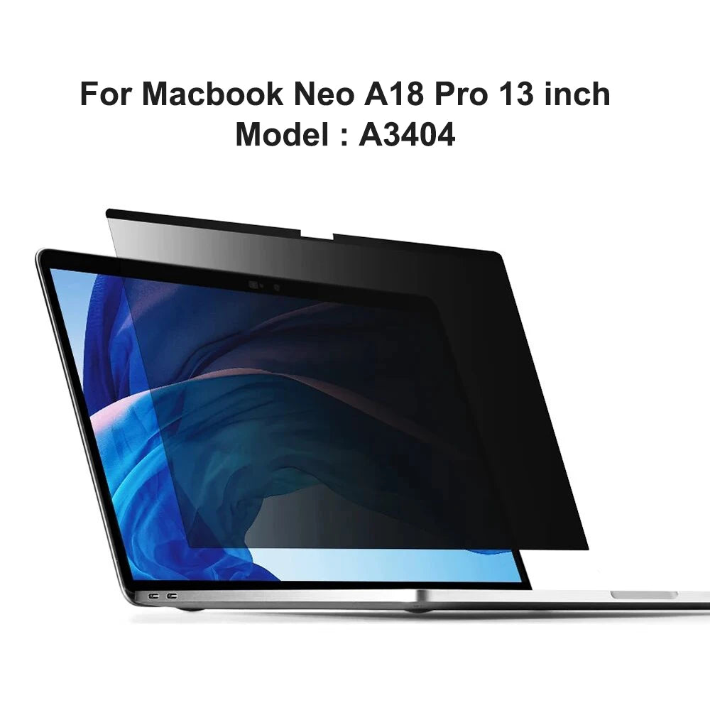 Magnetic Anti-peeping Screen Protector Film For Macbook Neo 2026 Air 13 15 M2 M3 M4 M5 Pro 14 16 Anti-spy Film Privacy Filter