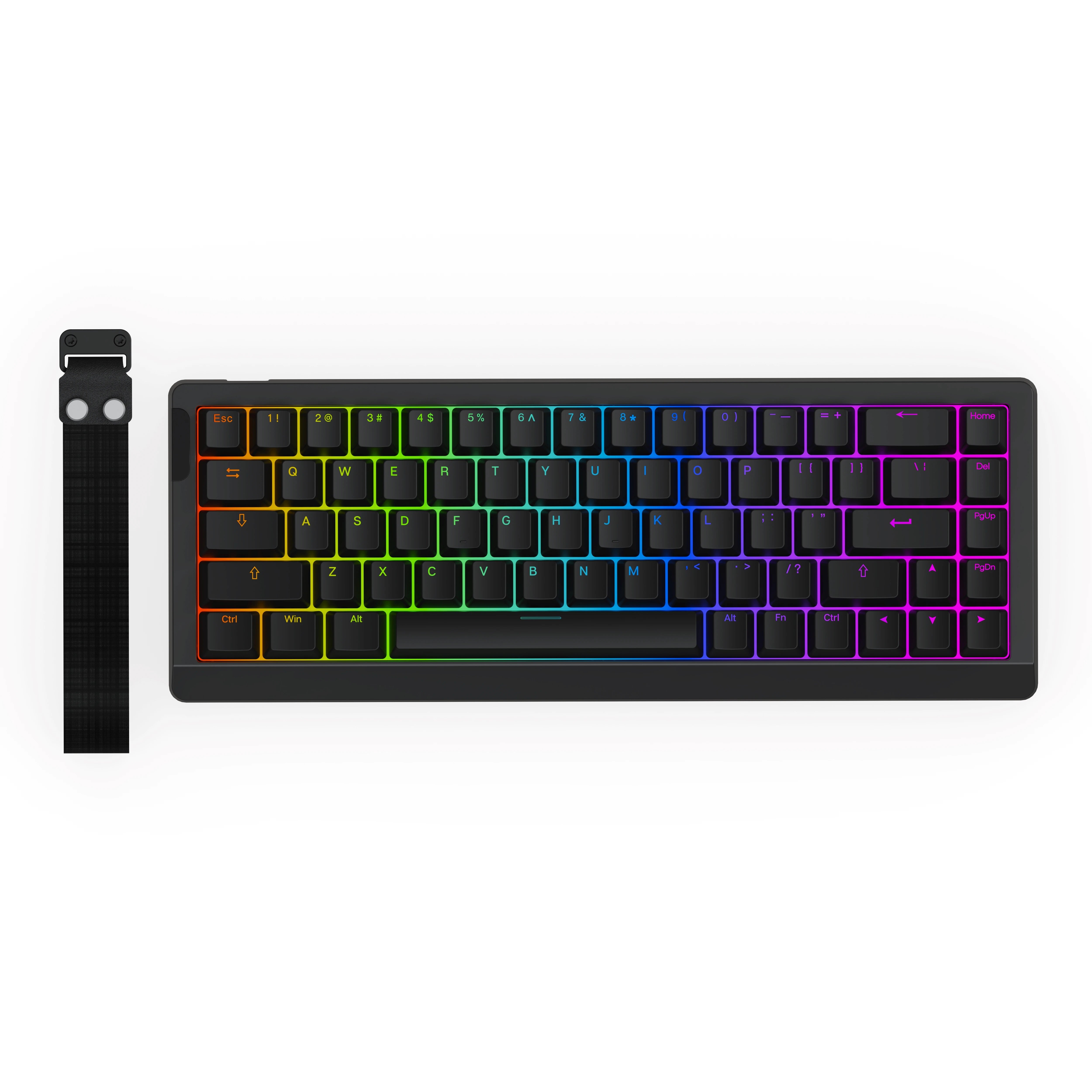 EPOMAKER HE68 Lite 65% Layout Tray-Mounted Wired Hall Effect NKRO Magnetic Keyboard DKS SOCD 8kHZ Polling Adjustable Actuation