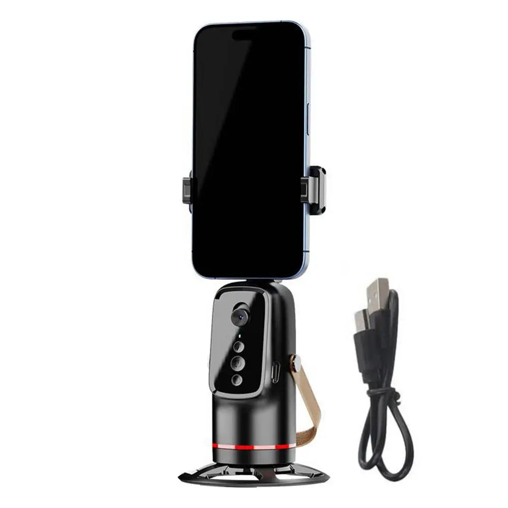 Face Tracking Tripod 360 Degree Rotation Auto Stand Tripod That Follows Your Movement for Live Streaming Selfie Video Recording