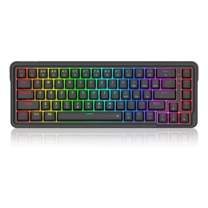 Redragon K709 65% Wired Gasket RGB 68 Keys Hot-Swap Mechanical 3-Layer Noise Dampening Gaming Keyboard