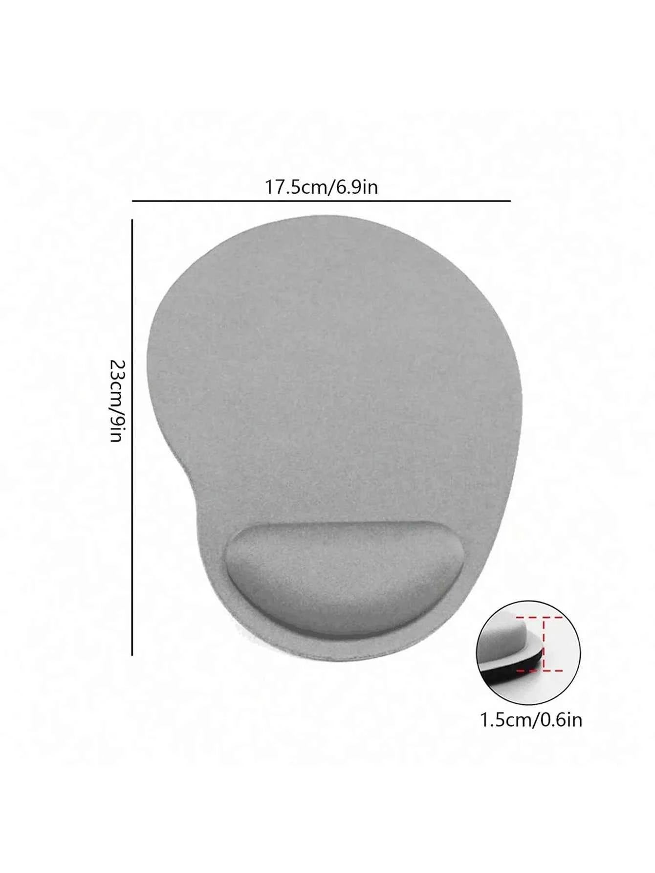 1 Piece Eva Wrist Rest Mouse Pad Laptop Mouse Wrist Support Pad Soft and Comfortable Solid Color Non-Slip Wrist Rest Mouse Pad Suitable for Daily Desktop Office Use