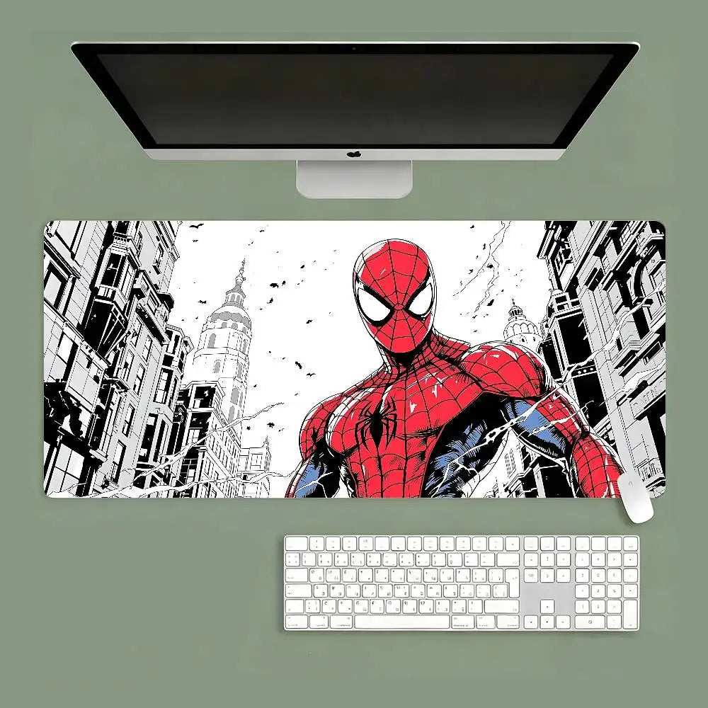 S-Spiders-Mans Mouse Pad Computer Mat Deskpad Laptop Keyboard Mat Office Large Landscape Mousepad