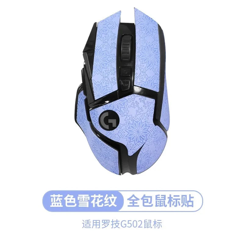 for Logitech G502 hero Mouse Grip Tape Skate Handmade Sticker Professional Non Slip Lizard Skin Suck Sweat Pad Skates