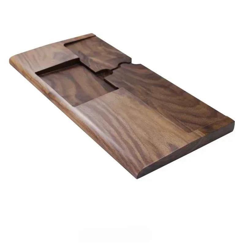 Black Walnut Mxkeys Mini Keyboard Hand Rest Custom Keyboard Base Bracket Ergonomics Anti Slip and Comfortable Palm Rest Design
