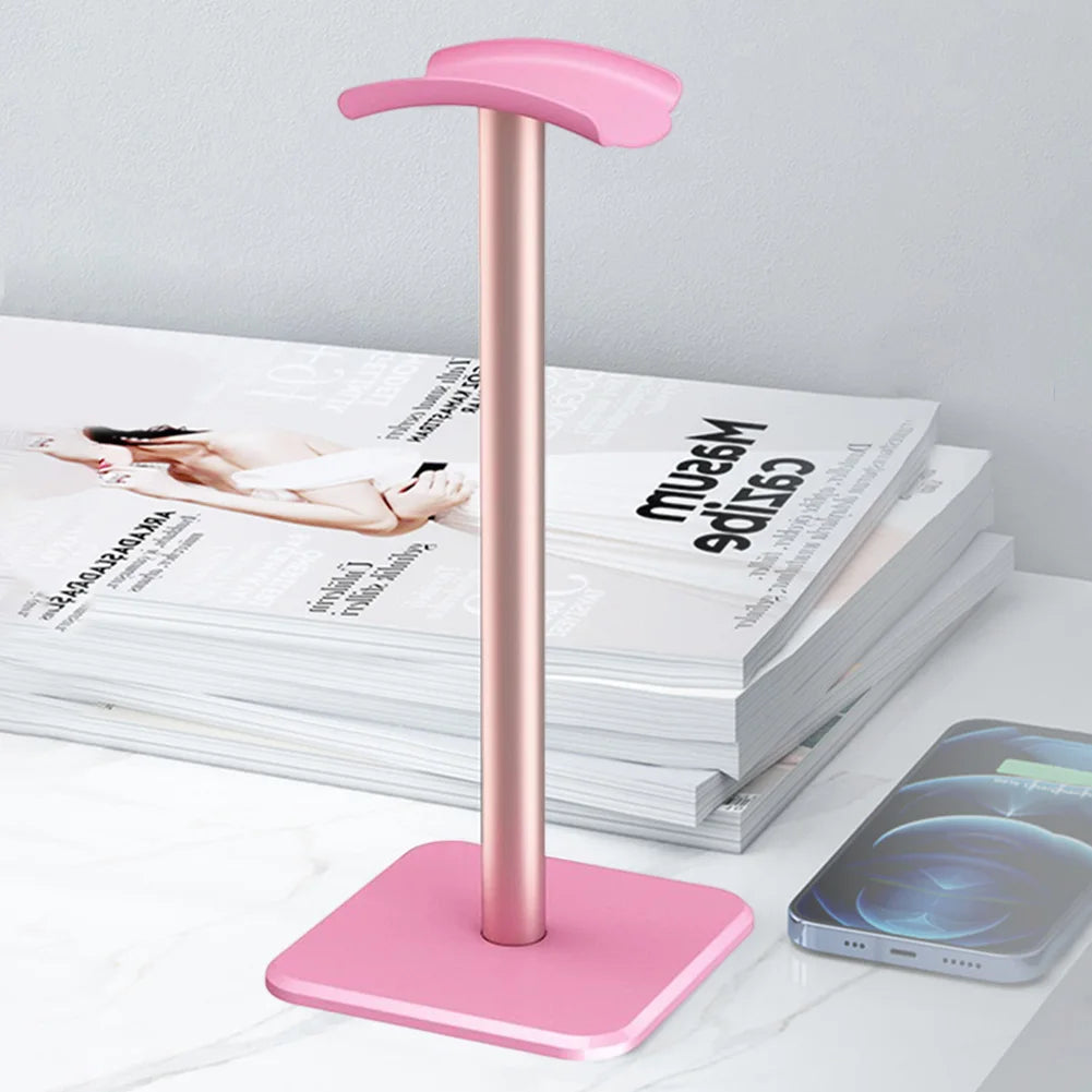 Headphone Bracket Aluminium Alloy Headset Support Stand Space Saving Desktop Organizer Display Vertical Bracket Hanger