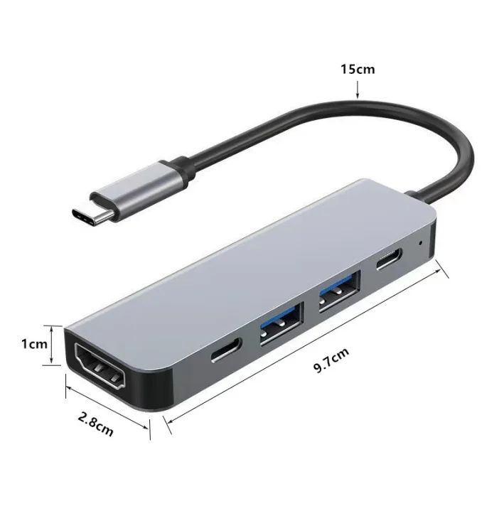 11 in 1 Usb Hub USB C To HDMI-compatible Splitter HUB Type-c To HDMI-compatible USB3.0 Docking Station for Macbook Air Converter